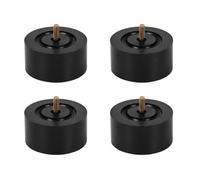 MFMEXUL Patin Antivibration en Caoutchouc pour Climatiseur Support Antichoc Tampon Amortisseur Socle Antidérapant Acier Galvanisé Robuste Montage Aisé, Y-90 4PCS