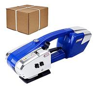 MFRELMNZG Machine à cercler électrique, Machine à cercler Automatique, Machine à cercler portative sur Batterie, Outil de cerclage par soudage électrique, Largeur 13-16 mm, pour feuillard PP