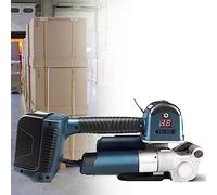 MFRELMNZG Machine de cerclage électrique Automatique à Chauffage portatif 13-19 mm PP/Pet avec Batterie chargée