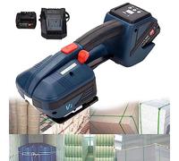 MFRELMNZG Machine de cerclage électrique avec Batterie de 4000 mAh, Outil de cerclage Automatique pour feuillard Pet/PP, Outil de cerclage portatif pour l'emballage, tendeur de feuillard, pr