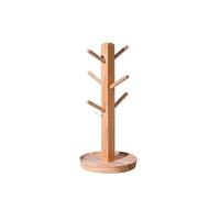 MFWHEFJ Porte Tasse Porte-gobelet en bois massif, égouttoir domestique, support d'eau, finition de bureau, cintre de rangement for clés, cadeaux for café(Cup holder 3)