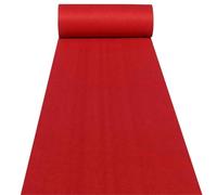 MFWHEFJ Tapis Mariage Tapis Rouge for décoration d'allée de Mariage, Tapis d'intérieur et d'extérieur, Festivals, célébrations, événements et fêtes(12M,1.5)