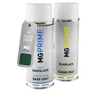 MG PRIME Bombe aérosol pour Austin GN29 / BM079 British Racing Green +1K | Peinture voiture, Kit peinture de base + vernis, bombes aérosols 400ml