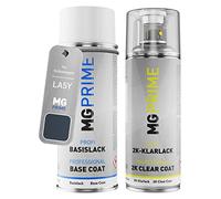 MG PRIME Bombe aérosol pour Volkswagen VW LA5Y / A5Y / C5 Heliosblau M. +2K | Helios Blue Metallic / Heliosblau Metallic, Peinture voiture, Kit peinture de base + vernis 2K, bombes aérosols 400ml