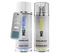MG PRIME Bombe aérosol pour Volkswagen VW LP5V / P5V / C3 Neptunblau M. +2K | Bright Blue Metallic / Neptunblau Metallic, Peinture voiture, Kit peinture de base + vernis 2K, bombes aérosols 400ml