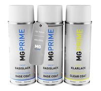 MG PRIME Bombes aérosols pour Volvo RAL5026 Bus Blue Metallic Ral 5026 +1K | Peinture voiture, Kit peinture de fond + base + vernis, bombes aérosols 400ml