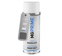 MG PRIME Peinture voiture Bombe aérosol pour Mazda 38P Aluminium Metallic | Liquid Silver Metallic, Peinture de base, bombe aérosol 400ml