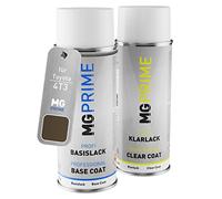 MG PRIME Peinture voiture Bombe aérosol pour Toyota 4T3 Bronze Mica Me. +1K | Pyrite Mica / Bronze Mica Metallic, Kit peinture de base + vernis, bombes aérosols 400ml