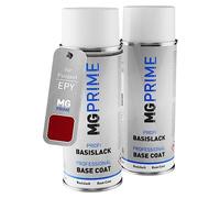 MG PRIME Peinture voiture Bombes aérosols pour Peugeot EPY Rouge Rubi Na. | Rioja Red Pearl Metallic / Rouge Rubi Nacre Metallic, Kit peinture de fond + base, bombes aérosols 400ml