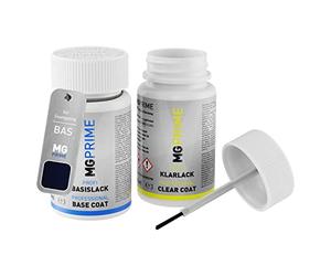 MG PRIME Peinture voiture kit de stylo retouche pour Ssangyong BAS Dandy Blue Pearl/Dandy Blue Metallic de base de vernis de 50ml par flacon
