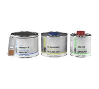 MG PRIME Peinture voiture Pots pour Chrysler DT7 Walnut Brown Metall. 1,25L | Walnut Brown Metallic, Kit peinture de base + vernis 2K + durcisseur, prêt à l'emploi