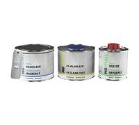 MG PRIME Peinture voiture Pots pour Chrysler PV3 Light Champagne Me. 1,25L | Light Champagne Metallic, Kit peinture de base + vernis 2K + durcisseur, prêt à l'emploi