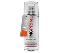 MG PRIME RAL 2009 Orangé signalisation mat, bombe de peinture acrylique 2K | Traffic orange, bombe aérosol 400 ml, à séchage rapide