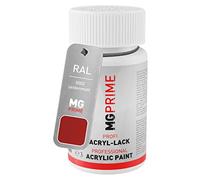 MG PRIME RAL 3002 Rouge carmin/Carmine red mat satiné stylo retouche 50 ml à séchage rapide