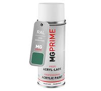 MG PRIME RAL 6000 Vert patine/Patina green Bombe aérosol 400 ml mat satiné séchage rapide