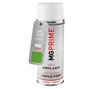 MG PRIME RAL 6018 Vert jaune/Yellow green mat, bombe de peinture acrylique | bombe aérosol 400 ml, à séchage rapide