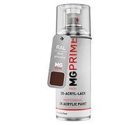 MG PRIME RAL 8016 Brun acajou brillant, bombe de peinture acrylique 2K | Mahogany brown, bombe aérosol 400 ml, à séchage rapide