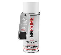 MG PRIME RAL 9017 Noir signalisation brillant, bombe de peinture acrylique | Traffic black, bombe aérosol 400 ml, à séchage rapide
