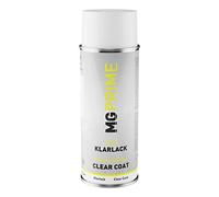 MG PRIME Vernis 1C satiné 400 ml aérosol peinture auto acrylique | Résistant aux intempéries, à la lumière et aux UV, séchage rapide, excellente adhérence, qualité pro, Made in Germany