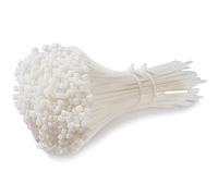 MgcTolBox Collier de Serrage Plastique 200 * 2.5 mm, Petit Serre Cable Blanc, Attache Câble en Nylon Pour Cable Management | Blanc | 200 Pcs