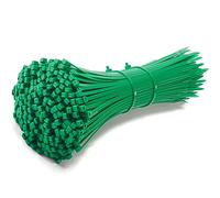 MgcTolBox Collier De Serrage Plastique Vert 200 * 2.5 mm, Petit Serre Cable, Attache Câble en Nylon Pour Cable Management | Vert | 200 Pcs