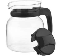 MGE - Carafe en Verre Thermique 650 ml avec Couvercle - Verseuse Universelle pour Café, Thé ou Lait, Compatible Micro-ondes et Cafetières