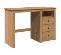MGH - NEUF Bureau à domicile, Table de travail, Panama 112x45x75 cm bois massif de pin ll858