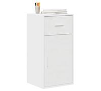 MGH - TOP Buffet de rangement - Cabinet/Commode Bois - avec tiroir - Blanc 38x34,5x75 cm - Bois d'ingénierie LV4185