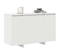 MGH - TOP Buffet de rangement - Cabinet/Commode Bois - Blanc 120x41x75 cm - Bois d'ingénierie LV821
