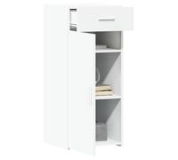 MGH - TOP Buffet de rangement - Cabinet/Commode Bois - blanc 40x42,5x93 cm - Bois d'ingénierie LV3346
