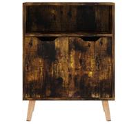 MGH - TOP Buffet de rangement - Cabinet/Commode Bois - chêne fumé 60x30x72 cm - Bois d'ingénierie LV579