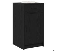 MGH - TOP Buffet de rangement - Cabinet/Commode Bois - Chêne noir 40x40.5x75 cm - Bois d'ingénierie LV4151
