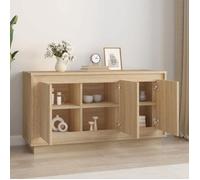 MGH - TOP Buffet de rangement - Cabinet/Commode Bois - Chêne sonoma - 102x35x55 cm - Bois d'ingénierie LV2974