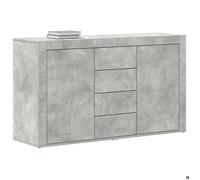 MGH - TOP Buffet de rangement - Cabinet/Commode Bois - Gris béton 120x36x69 cm - Bois d'ingénierie LV798