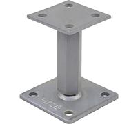 mgn-store PITZL 10980.0080 Support de poteau type ZiNiP avec revêtement droite/gauche, argent