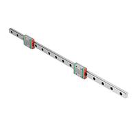 MGN12 400mm Linéaire Rail De Guidage, Guide Linéaire Coulissant Mini Guide De Rail Linéaire Avec 2 MGN12B Blocs Coulissants, Guide Linéaire Du Rail Rail De Guidage Linéaire Pour Imprimante 3D Machine