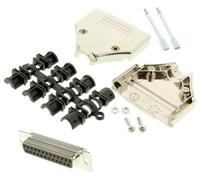 MH Connectors MHDTPK25-DM25S-K Kit embase SUB-D femelle 180 ° Nombre de pôles: 25 fût à souder 1 pc(s)