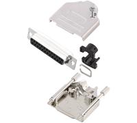 MH Connectors MHDTZK25-DM25S-K Kit embase SUB-D femelle 180 ° Nombre de pôles: 25 fût à souder 1 pc(s)