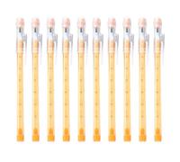 MHADBKH Lot de 10 crayons empilables translucides à pointes multiples avec gommes, mines empilables, sans aiguisage
