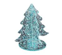 MHADBKH Présentoir de boucles d'oreilles en acrylique en forme d'arbre de Noël pour bijoux pour détaillants