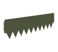 Mhdvray Bordure de Jardin Métal 10 Pcs, 103 x 30 cm, Clôture Flexible | Séparation nette pour parterre de fleurs et allée extérieure. Panneaux en acier thermolaqué faciles à emboîter sans outil.