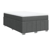 Mhdvray Ensemble Lit Sommier Matelas et Surmatelas 120x190 cm Gris | Solution complète pour chambre avec cadre en tissu gris foncé, matelas à ressorts ensachés et surmatelas lavable.