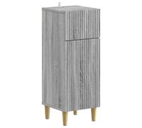 Mhdvray Meuble de Rangement Salle de Bain 30x31x80cm Gris Sonoma Arnhem | Colonne étroite 30x31x80 cm avec tiroir et étagères pour petit espace de salle de bain ou WC.
