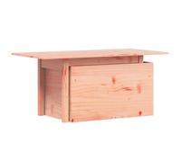 Mhdvray Table de Jardin Réglable 100x50 cm Bois Massif Douglas | Plateau relevable modulable de table basse en table à manger. Conçu pour terrasse, balcon et espace repas extérieur.