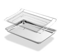 MHL63531403 Panier à frire à air de rechange pour pièces de four LG LDG4313ST Plateau de friture à air pour pièces de cuisinière LG LTE4815ST LSG4513ST LSE4613ST et divers modèles de marque LG Support