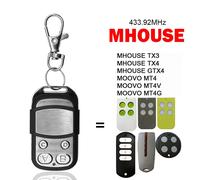 Mhouse GTX4 TX3 TX4 MOOVO MT4 MT4V MT4G télécommande de porte de Garage Code roulant 433.92 MHz émetteur 4 canaux