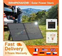 MHPOWOS 110W panneaux solaires portables pour générateurs de centrale électrique 20V chargeurs de cellules solaires pliables panne d'urgence pour Camping RV 110W Solar panel