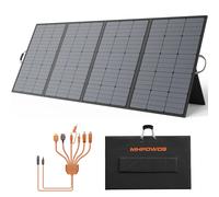 MHPOWOS 400W 220W 110W Panneau solaire portable léger, panneau solaire pliable pour les activités de plein air, étanche IP67 pour camping-car 400W solar panel