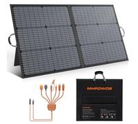 MHPOWOS Panneau solaire portable 110W Chargeur solaire | étanche IP67 avec sortie 20V, module d'efficacité 23,5% pour station d'énergie portable, camping en plein air