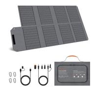 MHPOWOS Panneau solaire portable 80 W, chargeur solaire pliable 19V | avec sorties USB C, USB A et DC, étanche IP65, pour station d'alimentation portable, iPhone, iPad, camping, randonnée